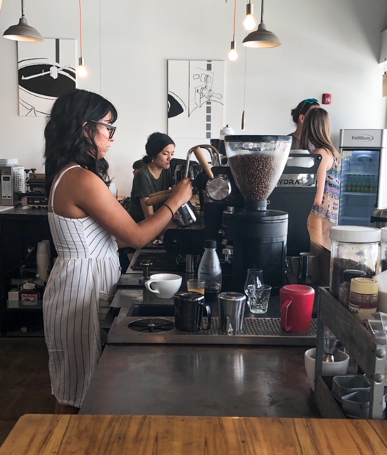 Prismatic barista station